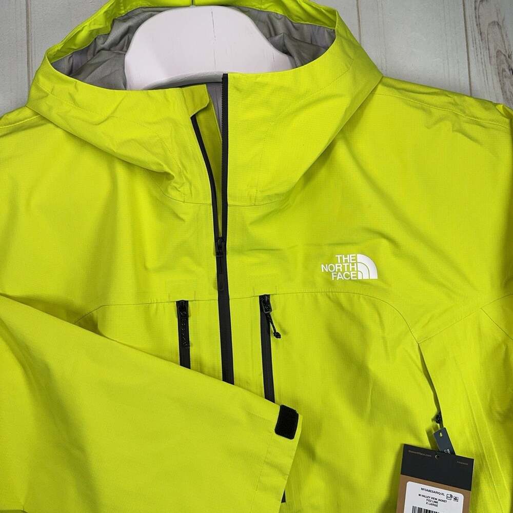 TNFValley View Shell Jacket Mens XL DryVent Fizz Lime Green The North Face